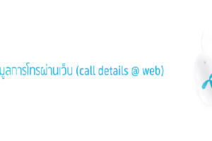 เช็คข้อมูลการโทรผ่านเว็บ (call details @ web) บริการออนไลน์จากดีแทค