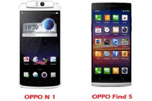 เปรียบเทียบ OPPO N1 กับ OPPO Find 5