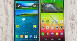ชิงชัยกันอย่างดุเดือด ระหว่าง Samsung Galaxy S5 กับ LG G2