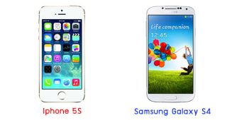 เปรียบเทียบ iPhone 5S กับ Samsung Galaxy S4