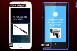 สองเลขา Siri และ Cortana สวมบทนางร้ายกับตัวอิจฉา ปะทะกันอย่างดุเดือด