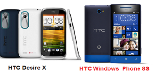 เปรียบเทียบ HTC Desire X กับ HTC Windows Phone 8s
