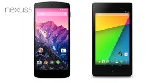 เปรียบเทียบ LG Nexus 5 D821 กับ ASUS Nexus 7