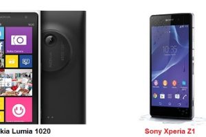 เปรียบเทียบ Nokia Lumia 1020 กับ Sony Xperia Z1