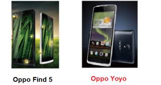 เปรียบเทียบ Oppo Find 5 กับ Oppo Yoyo