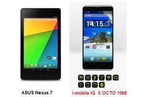เปรียบเทียบ ASUS Nexus 7 กับ i-mobile IQ X OCTO 1068