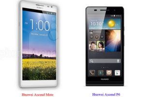 เปรียบเทียบ Huawei Ascend P6 กับ Huawei Ascend Mate