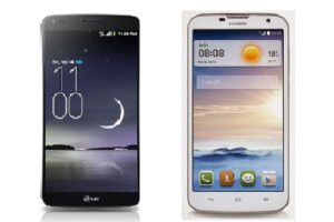 เปรียบเทียบ LG G Flex D958 กับ Huawei Ascend P6