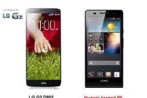 เปรียบเทียบ LG G2 D802 กับ Huawei Ascend P6