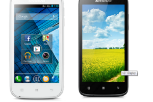 เปรียบเทียบ Lenovo A706 กับ Lenovo A516