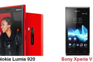 เปรียบเทียบ Nokia Lumia 920 กับ Sony Xperia V