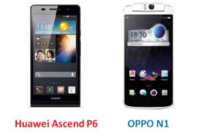 เปรียบเทียบ Huawei Ascend P6 กับ OPPO N1