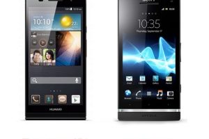 เปรียบเทียบ Huawei Ascend P6 กับ Sony Xperia S