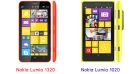 เปรียบเทียบ Nokia Lumia 1320 กับ Nokia Lumia 1020