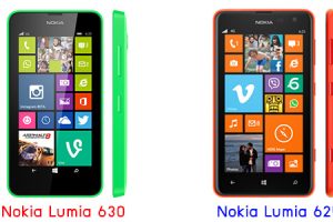 เปรียบเทียบ Nokia Lumia 630 กับ Nokia Lumia 625