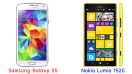 เปรียบเทียบ Samsung Galaxy S5 กับ Nokia Lumia 1520