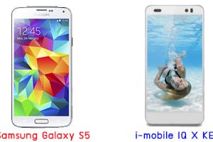 เปรียบเทียบ Samsung Galaxy S5 กับ i-mobile IQ X KEN