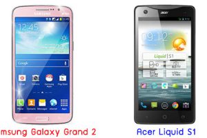 เปรียบเทียบ Samsung Galaxy Grand 2 กับ Acer Liquid S1