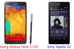 เปรียบเทียบ Samsung Galaxy Note 3 LTE กับ Sony Xperia Z2