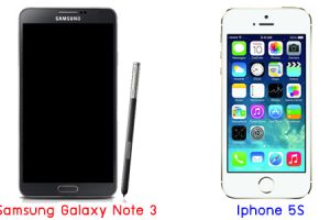 เปรียบเทียบ Samsung Galaxy Note 3 กับ Iphone 5S