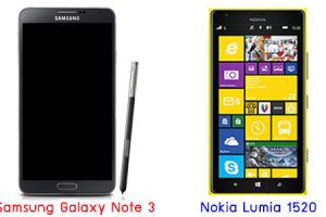 เปรียบเทียบ Samsung Galaxy Note 3 กับ Nokia Lumia 1520