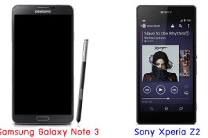เปรียบเทียบ Samsung Galaxy Note 3 กับ Sony Xperia Z2