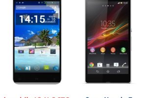 เปรียบเทียบ i-mobile IQ X OCTO กับ Sony Xperia Z