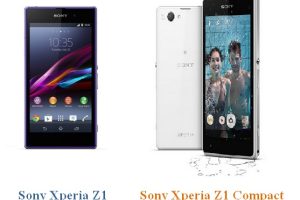 เปรียบเทียบ Sony Xperia Z1 กับ Sony Xperia Z1 Compact