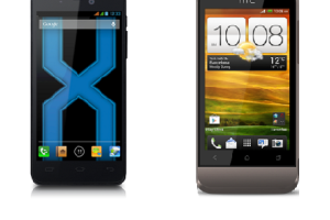 เปรียบเทียบ i-mobile IQ X กับ HTC ONE V