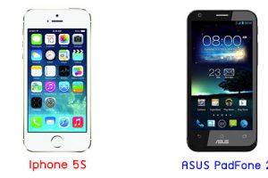 เปรียบเทียบ iPhone 5S กับ ASUS PadFone 2