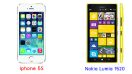เปรียบเทียบ iPhone 5S กับ Nokia Lumia 1520