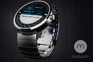 Moto 360 รองรับ Minuum Keyboard