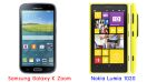 เปรียบเทียบ Samsung Galaxy K Zoom กับ Nokia Lumia 1020