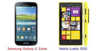 เปรียบเทียบ Samsung Galaxy K Zoom กับ Nokia Lumia 1020