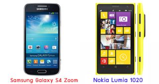 เปรียบเทียบ Samsung Galaxy S4 Zoom กับ Nokia Lumia 1020