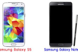 เปรียบเทียบ Samsung Galaxy S5 กับ Samsung Galaxy Note 3