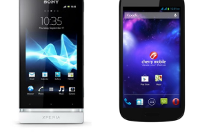 เปรียบเทียบ Sony Xperia U กับ Cherry Mobile Cosmos X2