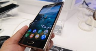 ภาพหลุดสมาร์ทโฟนสีทอง Tizen OS