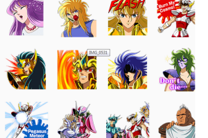 Line ขายสติ๊กเกอร์การ์ตูนญี่ปุ่น