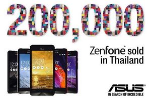 Asus ประกาศความสำเร็จมียอดขาย ZenFone ทะลุ 200,000 เครื่องทั่วประเทศเเล้ว