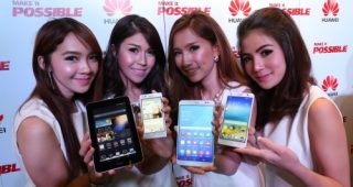 HUAWEI ส่งสมาร์ทโฟนเเละเเท็ปเล็ตออกมาลุยตลาด