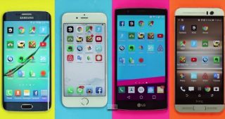 Samsung Galaxy S6 edge / iPhone 6 / HTC One m9+ / LG G4 ทดสอบละเอียดยิบ ใครเร็ว ใครแรง รู้กัน!