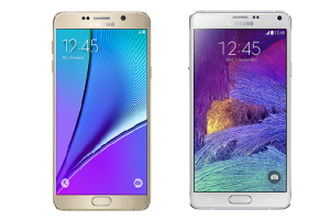 เปรียบเทียบ Samsung Galaxy Note5 vs Samsung Galaxy Note4