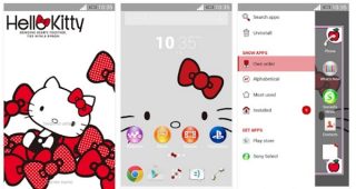 ดาวน์โหลดฟรี!! ธีม Hello Kitty สุดน่ารัก สำหรับสมาร์ทโฟน Sony Xperia