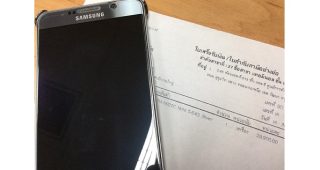 กังขาเกี่ยวกับคุณภาพของผลิตภัณฑ์: Samsung Galaxy Note 5 เครื่องอายุการใช้งาน 19 วัน ปุ่ม power จม!!
