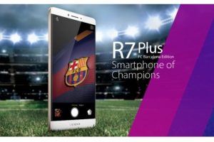 Oppo เปิดตัว R7 Plus ตกแต่งในธีมสโมสรฟุตบอลบาร์เซโลน่า แคมเปญ Smartphone of Champions!