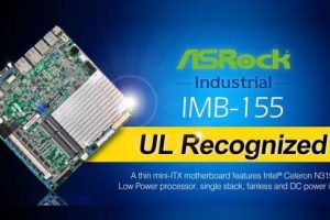 ASRock IMB-155 เมนบอร์ดมาตรฐาน UL-Recognized