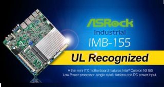 ASRock IMB-155 เมนบอร์ดมาตรฐาน UL-Recognized