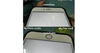 ระวัง!! พบขอบจอด้านบน iPhone 6s Plus มีเงาแสงสีดำ (แตกต่างจาก iPhone 6 plus)