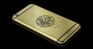 บริษัทชุบทองคำจากอังกฤษเปิดตัวสินค้าใหม่ iPhone 6s ชุบทองคำ 24K สลักรูปลิงต้อนรับปีวอก